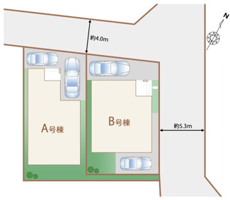 A区画：4190万円、約114.13㎡（34.52坪）