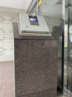 セキュリティ効果にも優れたエントランス。