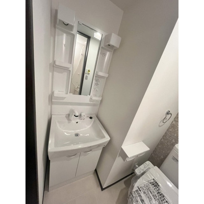 忙しい朝には欠かせない洗面所です