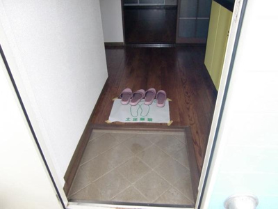 ゆったりとした玄関です