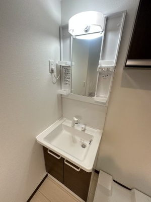 シャワー付き洗面台ですごく便利！！