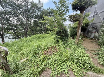 緑に囲まれた開放感あふれる空間です。自然を身近に感じられるロケーションで四季を楽しめます。敷地内に木々が多く落ち着いた雰囲気が広がっています。ゆったりとした広さで様々な用途に活用可能です。