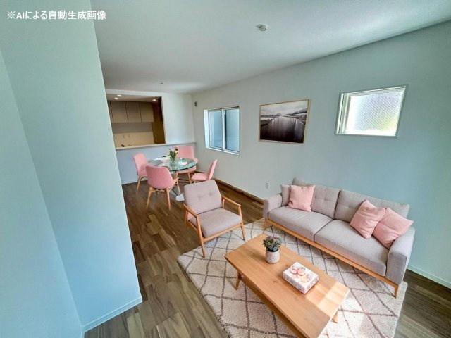 ※家具はCGです　2階には納戸を3部屋設けており多目的に使えます。収納部屋としてはもちろん書斎や趣味室にも最適です。全部屋に収納を完備し暮らしやすさを追求した設計！