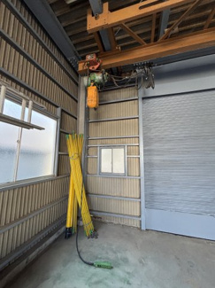 天井クレーン付き